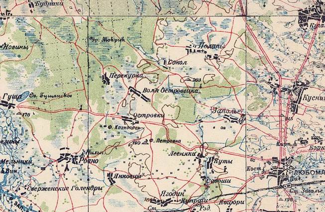 Карта Островки